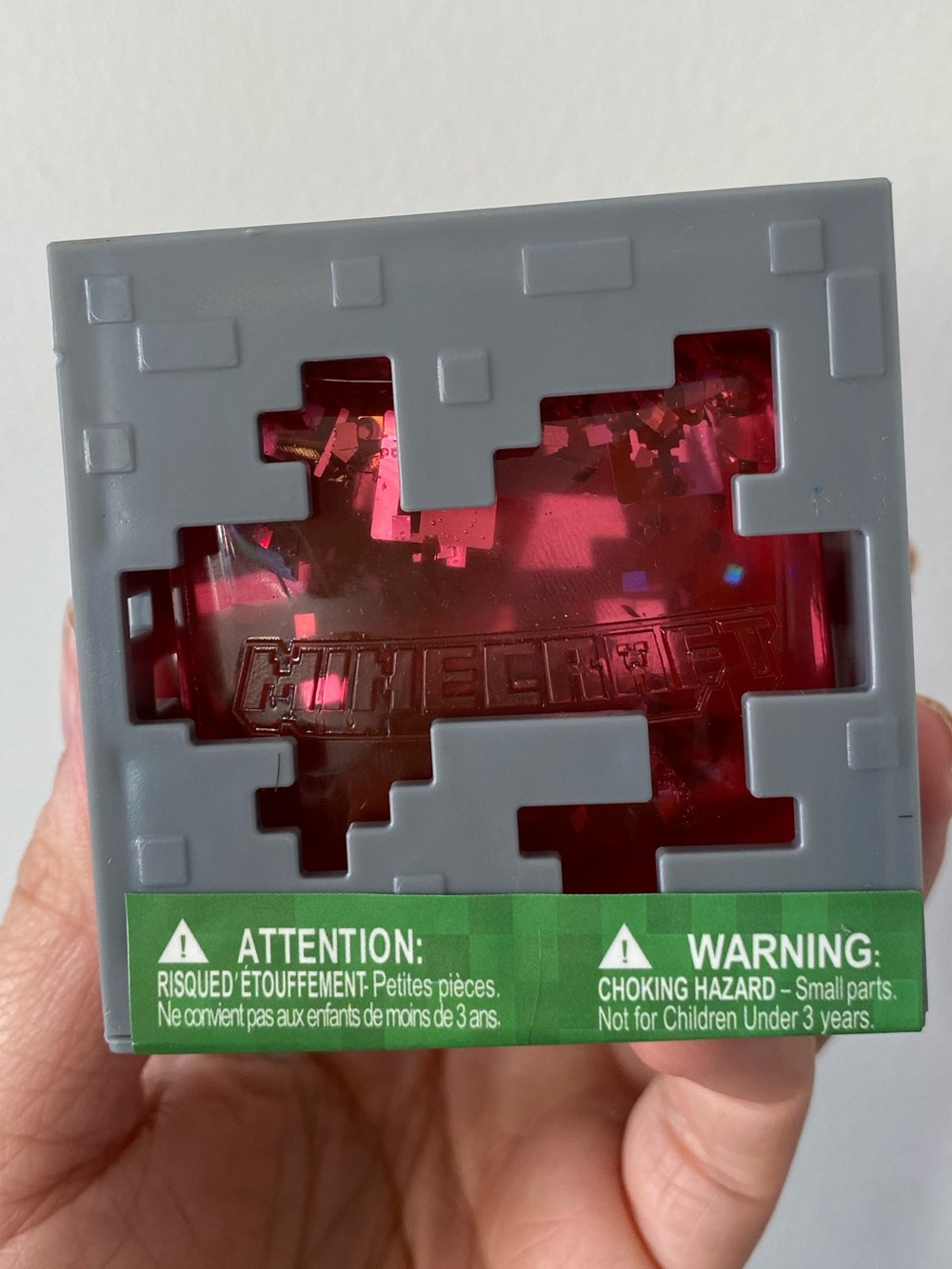 Minecraft Jelly Cube Green Squishy Squeeze Fidget Toys NEW